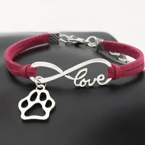 Dog Paw Footprint Bracelet